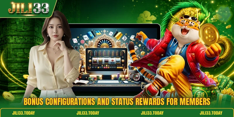 Bonus configurations and status rewards for members Bonus configurations and status rewards for members