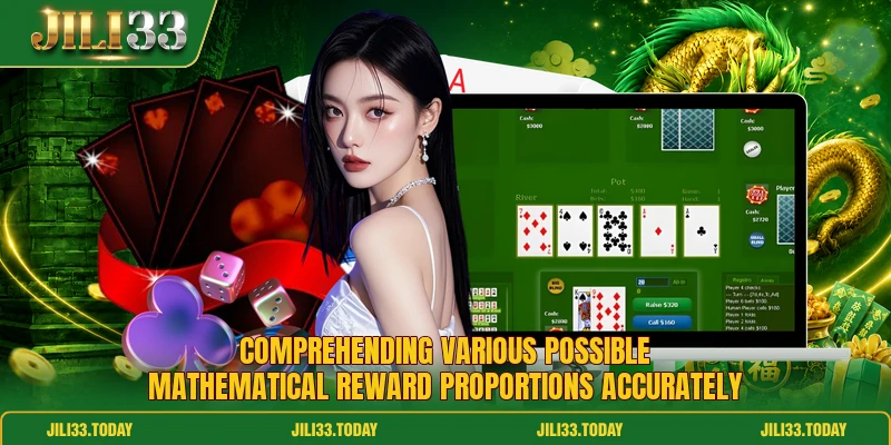 Comprehending various possible mathematical reward proportions accurately