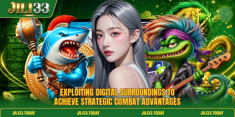 Exploiting digital surroundings to achieve strategic combat advantages
