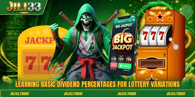 Learning basic dividend percentages for lottery variations