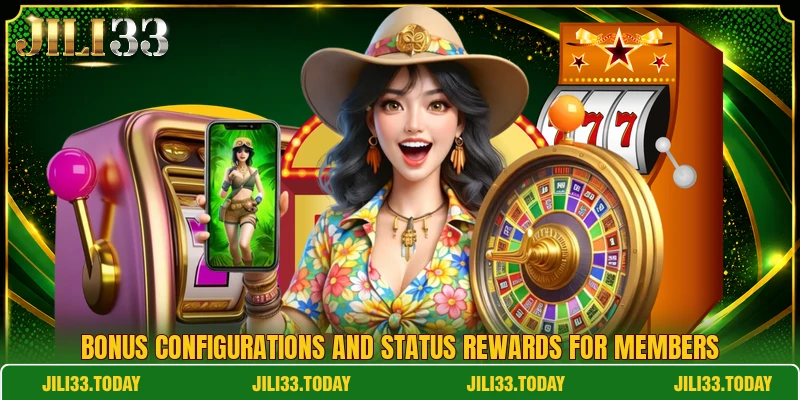 Bonus configurations and status rewards for members