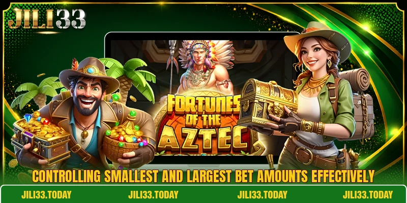 Controlling smallest and largest bet amounts effectively