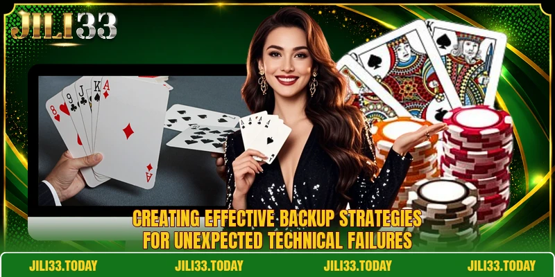 Creating effective backup strategies for unexpected technical failures