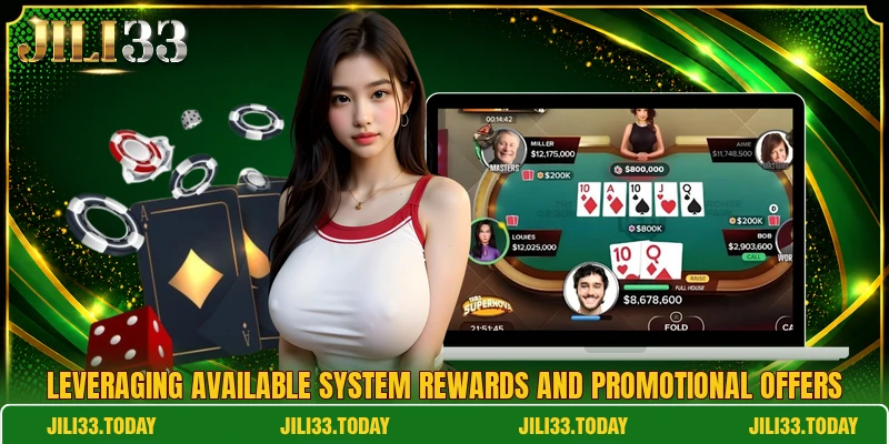 Leveraging available system rewards and promotional offers Leveraging available system rewards and promotional offers