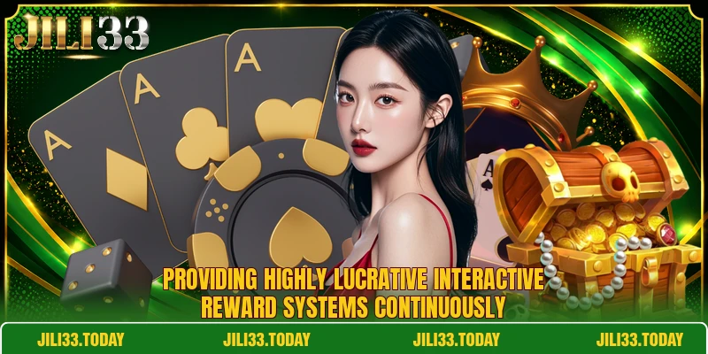 Providing highly lucrative interactive reward systems continuously