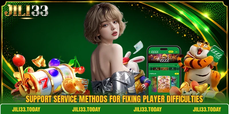 Support service methods for fixing player difficulties
