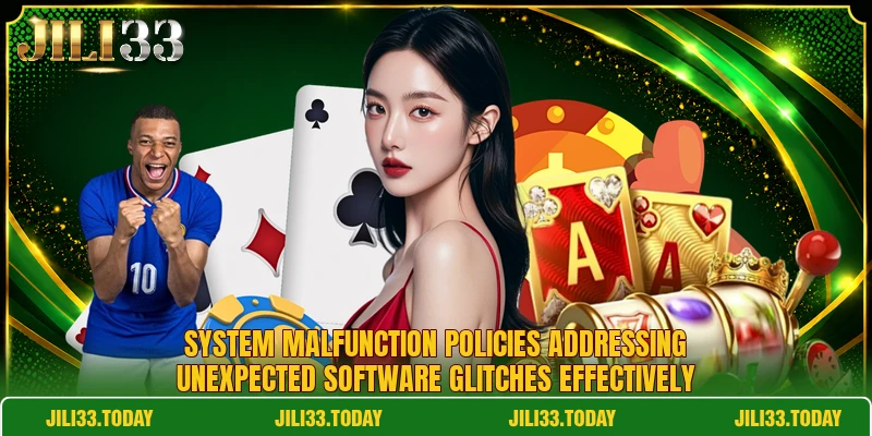 System malfunction policies addressing unexpected software glitches effectively