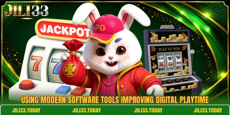 Using modern software tools improving digital playtime